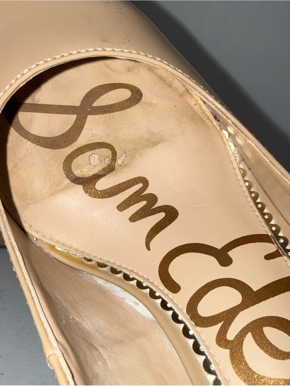 Sam Edelman Women's Nude Patent Pumps 7.5 M - Picture 11 of 15